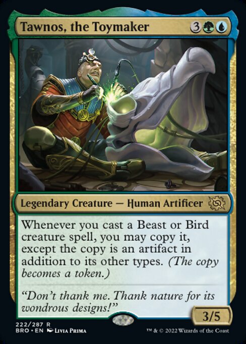 【Foil】【EN】玩具職人、タウノス/Tawnos, the Toymaker [BRO] 金R No.222