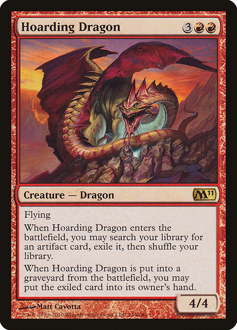 【EN】溜め込むドラゴン/Hoarding Dragon [M11] 赤R No.144