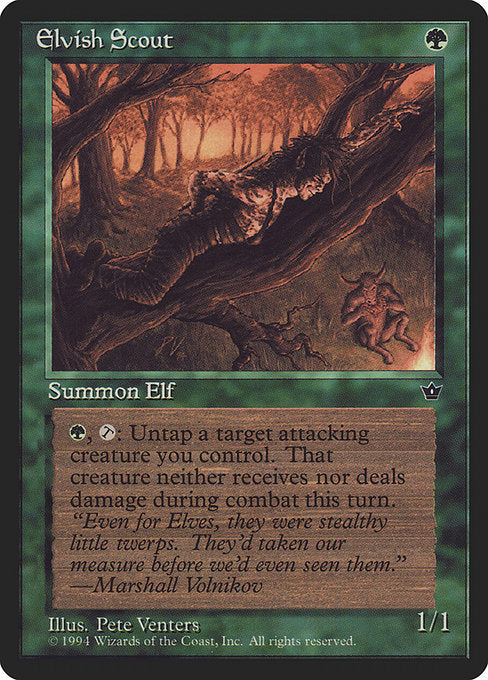 【EN】Elvish Scout [FEM] 緑C No.68b