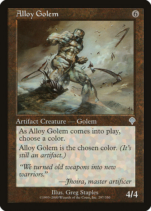 【Foil】【EN】合金のゴーレム/Alloy Golem [INV] 茶U No.297