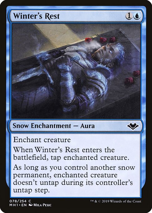 【EN】冬の休眠/Winter's Rest [MH1] 青C No.78