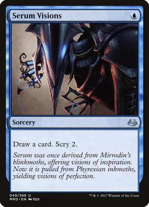 【Foil】【EN】血清の幻視/Serum Visions [MM3] 青U No.49