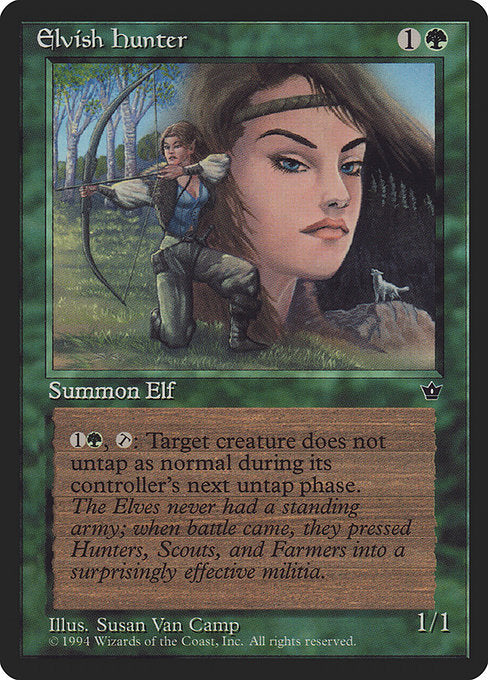 【EN】Elvish Hunter [FEM] 緑C No.67c