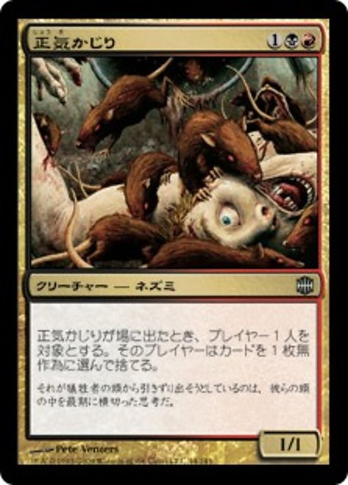 【Foil】【JP】正気かじり/Sanity Gnawers [ARB] 金U No.44