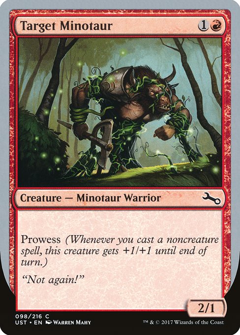 【EN】Target Minotaur [UST] 赤C No.98d