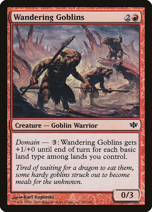 【EN】さまようゴブリン/Wandering Goblins [CON] 赤C No.76