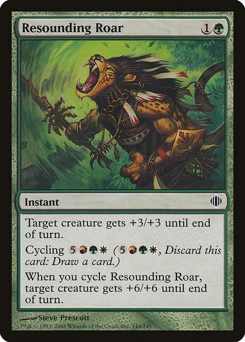 【EN】圧倒する咆哮/Resounding Roar [ALA] 緑C No.144