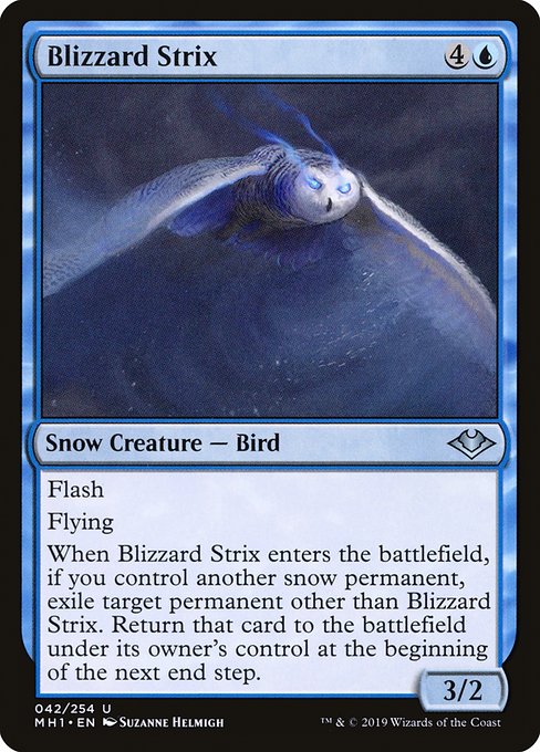 【EN】吹雪の大梟/Blizzard Strix [MH1] 青U No.42