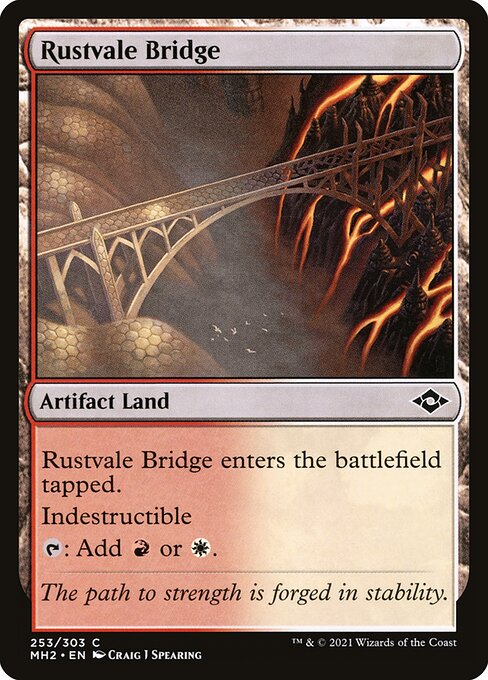 【Foil】【EN】錆付谷の橋/Rustvale Bridge [MH2] 茶C No.253