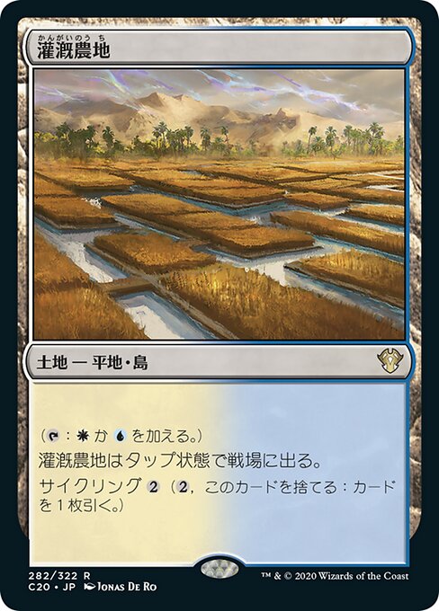 【JP】灌漑農地/Irrigated Farmland [C20] 無R No.282