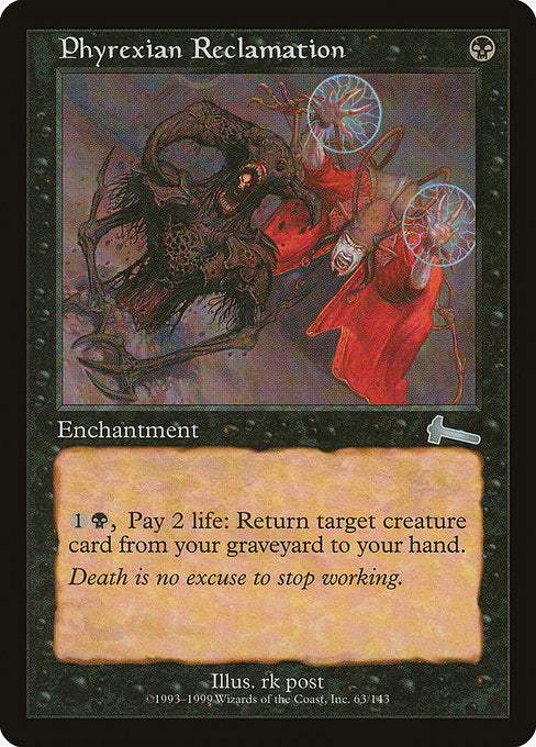 【EN】ファイレクシア流再利用/Phyrexian Reclamation [ULG] 黒U No.63