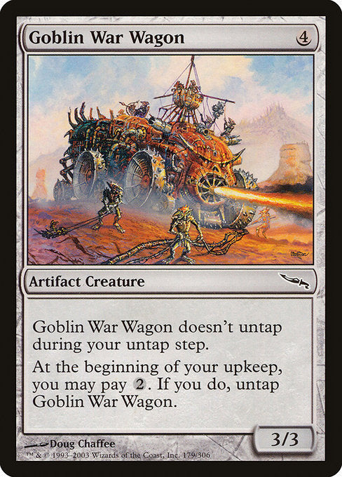 【EN】ゴブリンの戦闘車/Goblin War Wagon [MRD] 茶C No.179