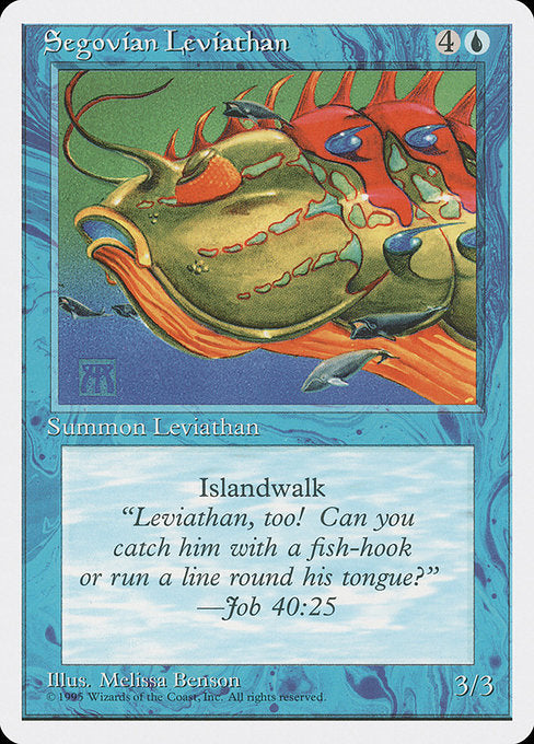 【EN】セゴビアの大怪魚/Segovian Leviathan [4ED] 青U No.99