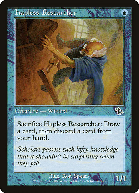 【Foil】【EN】不運な研究者/Hapless Researcher [JUD] 青C No.42
