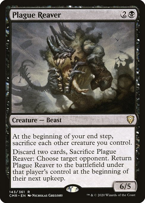 【Foil】【EN】疫病の肉裂き/Plague Reaver [CMR] 黒R No.143