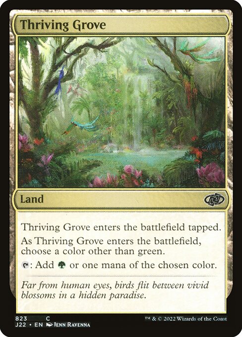 【EN】興隆する木立/Thriving Grove [J22] 無C No.823