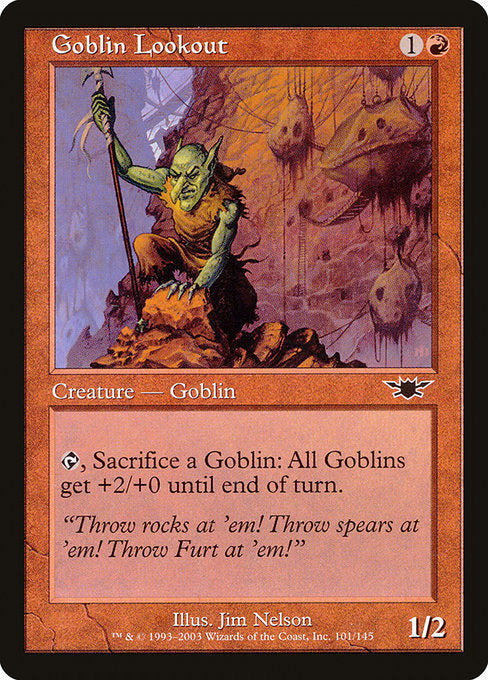 【Foil】【EN】ゴブリンの監視人/Goblin Lookout [LGN] 赤C No.101