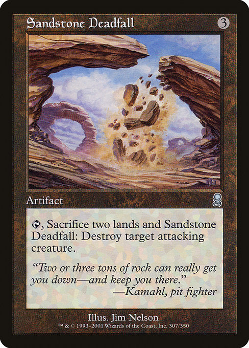 【EN】砂岩の落としわな/Sandstone Deadfall [ODY] 茶U No.307