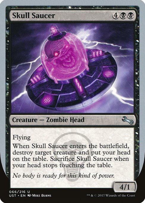 【EN】Skull Saucer [UST] 黒U No.66