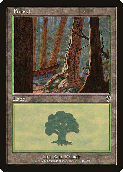 【Foil】【EN】森/Forest [INV] 無C No.348