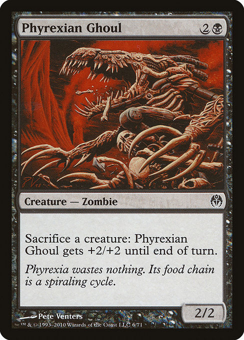 【EN】ファイレクシアの食屍鬼/Phyrexian Ghoul [DDE] 黒C No.6