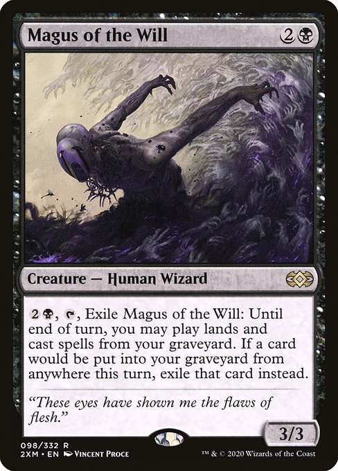 【Foil】【EN】意志の大魔術師/Magus of the Will [2XM] 黒R No.98