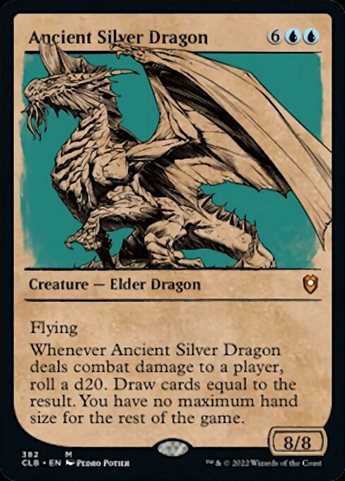 【EN】エインシャント・シルヴァー・ドラゴン/Ancient Silver Dragon [CLB] 青M No.382