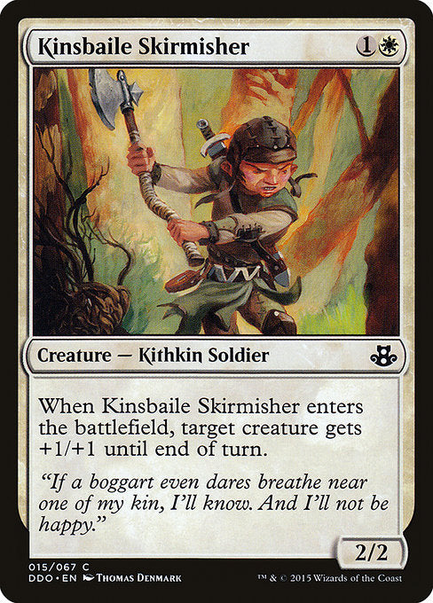 【EN】キンズベイルの散兵/Kinsbaile Skirmisher [DDO] 白C No.15