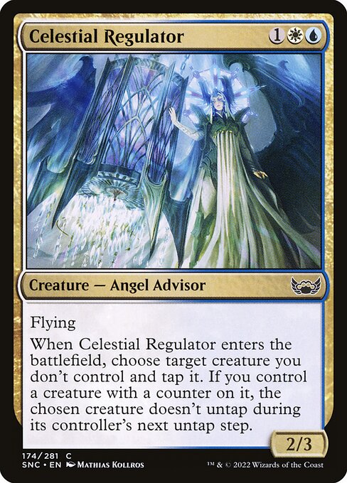 【Foil】【EN】天界の整調者/Celestial Regulator [SNC] 金C No.174