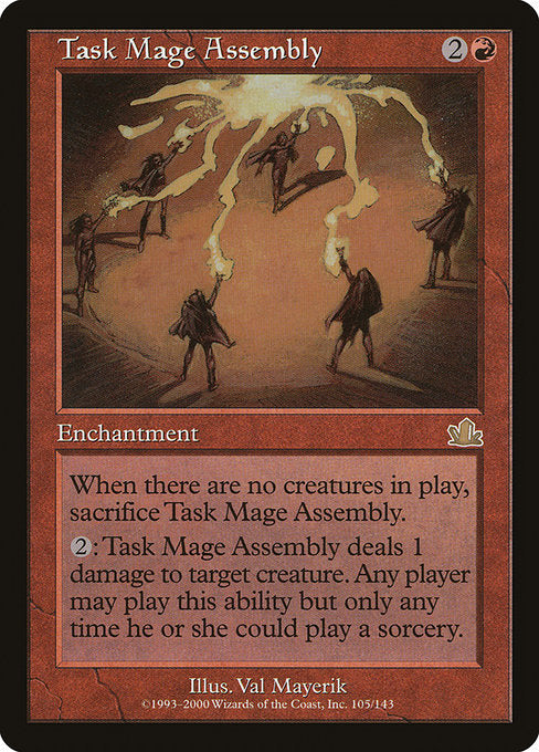 【Foil】【EN】一芸魔道師の集会/Task Mage Assembly [PCY] 赤R No.105