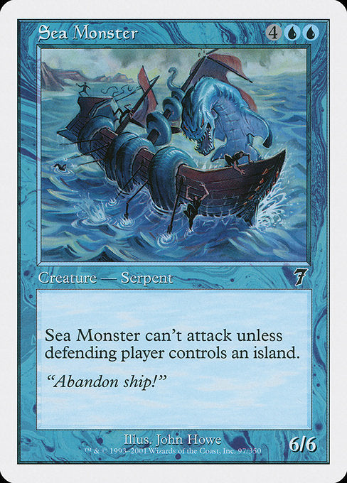 【EN】シー・モンスター/Sea Monster [7ED] 青C No.97
