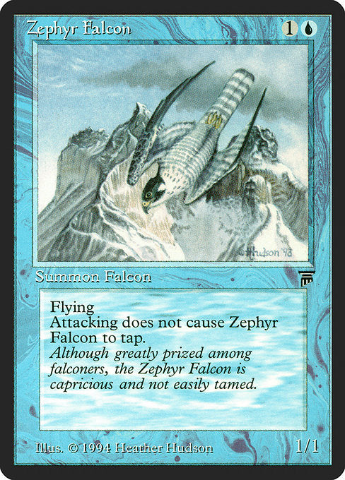 【EN】西風の隼/Zephyr Falcon [LEG] 青C No.86