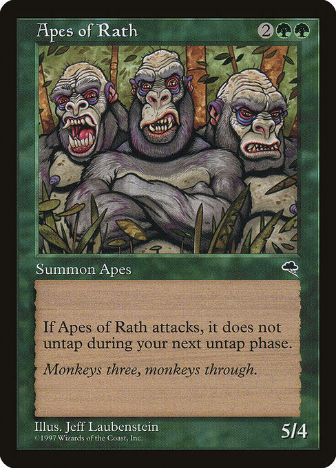 【EN】ラースの猿人/Apes of Rath [TMP] 緑U No.214