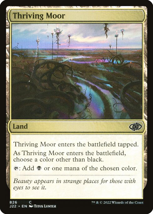 【EN】興隆する湿地帯/Thriving Moor [J22] 無C No.826