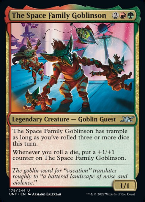 【Foil】【EN】The Space Family Goblinson [UNF] 金U No.179