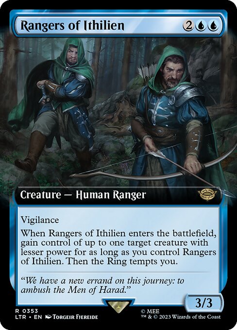 【EN】イシリアンのレンジャー/Rangers of Ithilien [LTR] 青R No.353