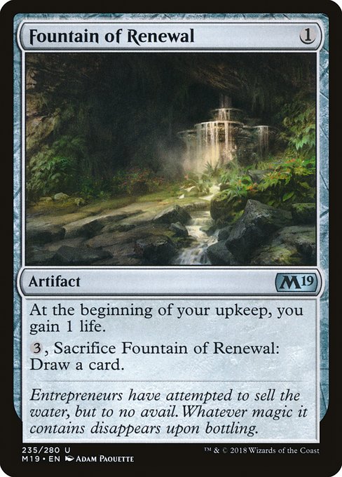 【EN】更生の泉/Fountain of Renewal [M19] 茶U No.235