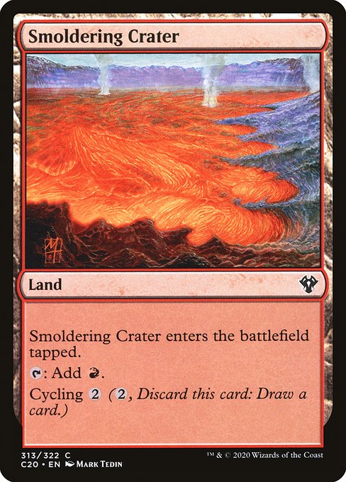 【EN】薄煙の火口/Smoldering Crater [C20] 無C No.313