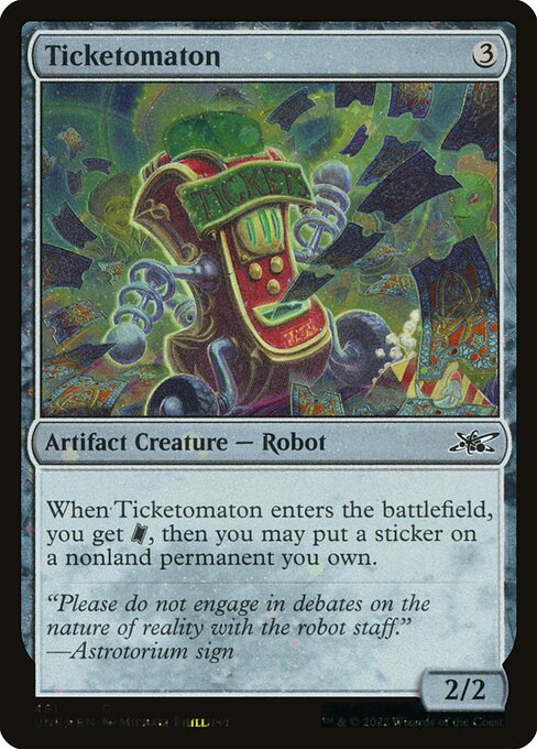 ■ギャラクシー・Foil■【EN】Ticketomaton [UNF] 茶C No.481