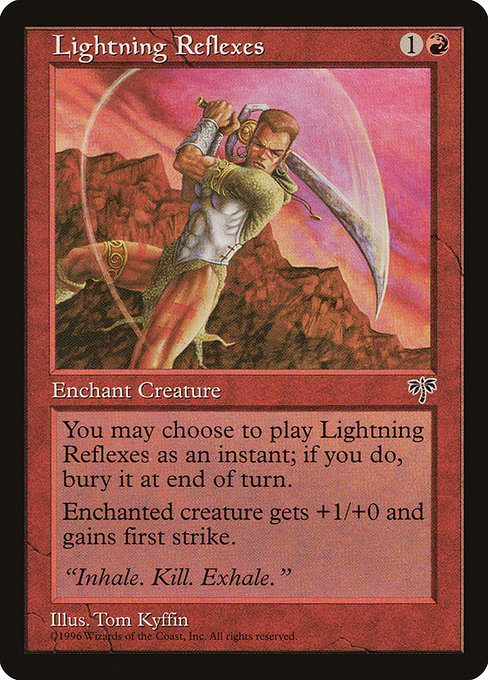 【EN】電光石火/Lightning Reflexes [MIR] 赤C No.186
