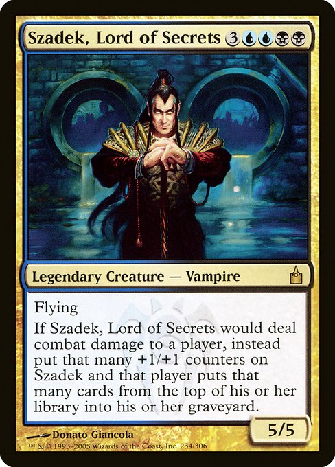 【EN】秘密の王、ザデック/Szadek, Lord of Secrets [RAV] 金R No.234