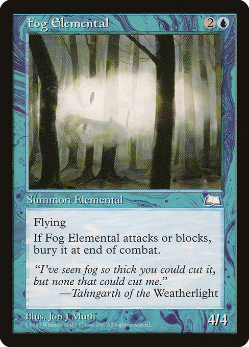 【EN】濃霧の精霊/Fog Elemental [WTH] 青C No.40
