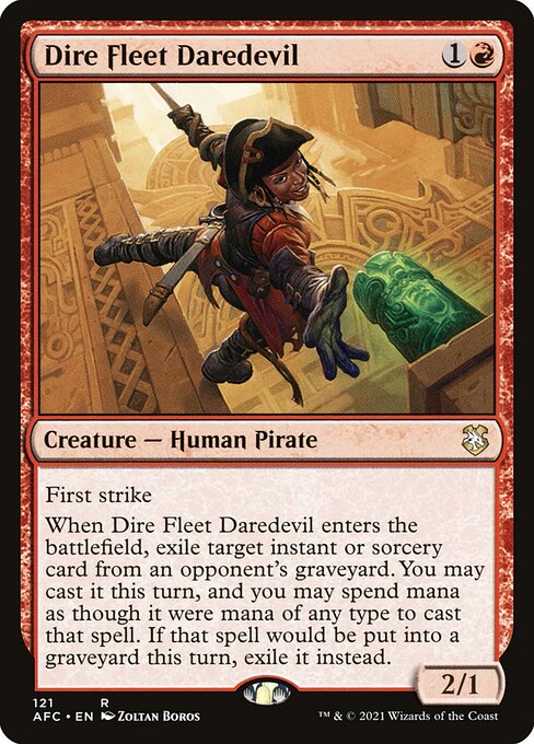 【EN】凶兆艦隊の向こう見ず/Dire Fleet Daredevil [AFC] 赤R No.121