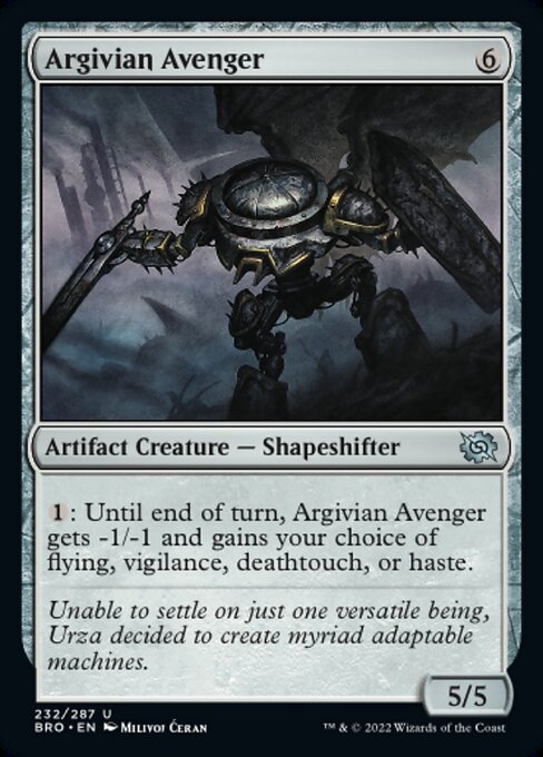 【Foil】【EN】アルガイヴの報復者/Argivian Avenger [BRO] 茶U No.232