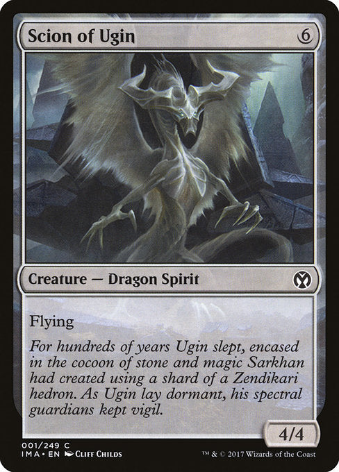 【Foil】【EN】ウギンの末裔/Scion of Ugin [IMA] 無C No.1