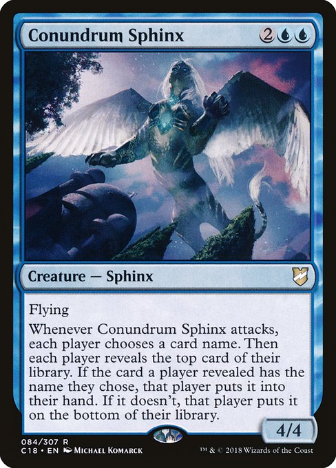 【EN】難題のスフィンクス/Conundrum Sphinx [C18] 青R No.84