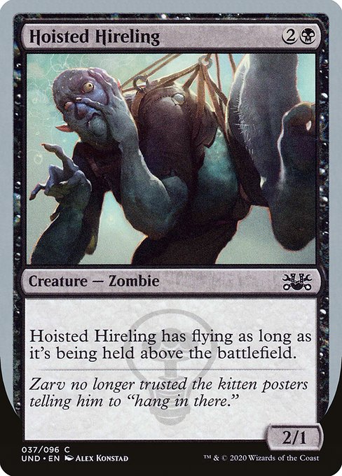 【EN】Hoisted Hireling [UND] 黒C No.37