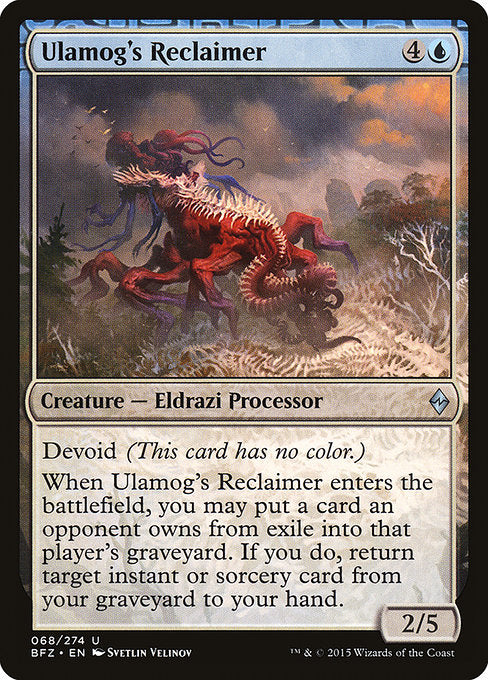 【Foil】【EN】ウラモグの回収者/Ulamog's Reclaimer [BFZ] 無U No.68