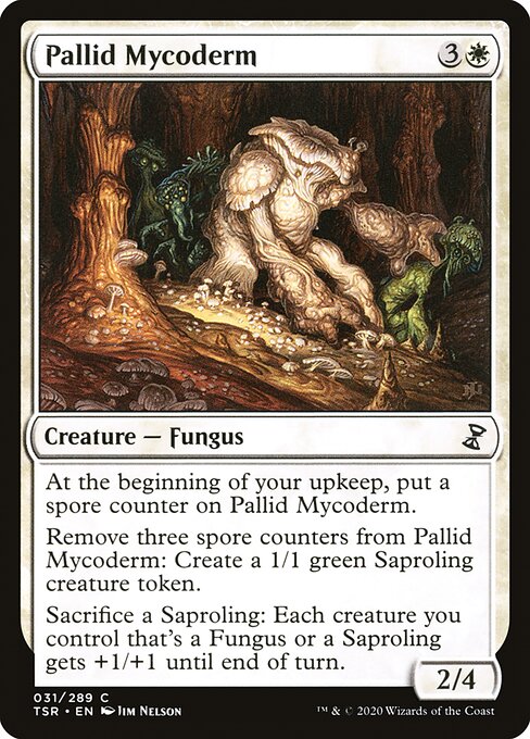 【Foil】【EN】淡色のマイコダーム/Pallid Mycoderm [TSR] 白C No.31