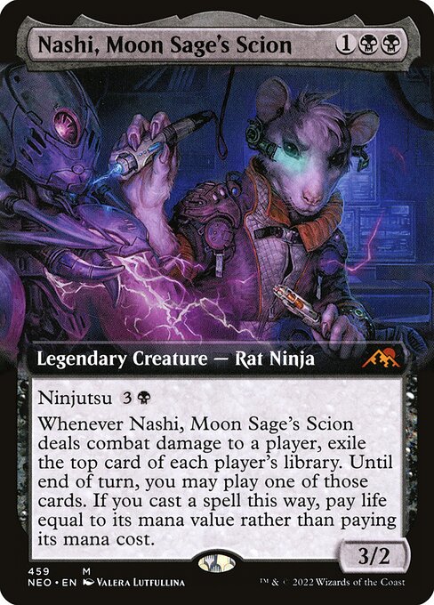 【EN】月の賢者の養子、ナシ/Nashi, Moon Sage's Scion [NEO] 黒M No.459